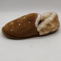 Jessica Simpson Shoes | Jessica Simpson Womens Slipper Tan Slip On Round Toe Faux Fur Lined Xl 9-10 New | Color: Brown | Size: Xl 9-10