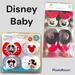 Disney Other | Disney Bootie & Pacifier Set | Color: Black/Red | Size: Osbb