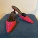 Kate Spade Shoes | Kate Spade New York Size 6.5 Pink Polkadot Mules | Color: Pink | Size: 6.5