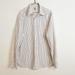 J. Crew Shirts | J. Crew Shirt Mens Size Large 16-16.5 White Red Striped 2 Ply Cotton Button Down | Color: Red/White | Size: L