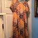 Lularoe Dresses | Beautiful Lularoe Carly Dress | Color: Gold/Purple | Size: L