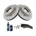 2012-2019 Nissan NV2500 Front Brake Pad and Rotor Kit - TRQ BKA15735