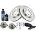 2008-2014 Cadillac Escalade Front Brake Pad and Rotor and Wheel Hub Kit - TRQ