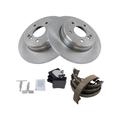 2006-2007 Mercedes C280 Rear Brake Pad Rotor and Parking Brake Kit - TRQ