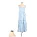 Old Navy Casual Dress - Maxi: Blue Stripes Dresses - Women's Size X-Small