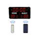 Scoreboard with Timer Clock, Multisport Indoor Scoreboard 24S Shot Clock LED Scoreboard Electronic Digital for Basketball Football Multisport Scoreboard Timer Nice Display With Bright Led,Long Stand-B