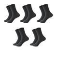 CBLdF Socks 10Pairs/ Men‘S Socks Cotton Casual Business Stripe Socks Travel Winter Socks Man-Dark Grey-Eu39-45(Us6-11)