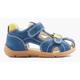 Sandale ELEFANTEN "Terry Tommy WMS: mittel" Gr. 20, bunt (navy neongelb) Kinder Schuhe