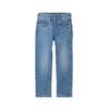 Weite Jeans TOM TAILOR, Jungen, Gr. 128, N-Gr, blau (stone blau denim), Denim/Jeans, Obermaterial: 70% Baumwolle, 27% Polyester, 3% Elasthan, casual, regular fit lang, Jeans, mit Stone-Optik