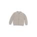 Zara Fleece Jacket: Gray Solid Jackets & Outerwear - Kids Girl's Size 4