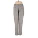 Banana Republic Factory Store Dress Pants - Mid/Reg Rise: Gray Bottoms - Women's Size 00 Petite