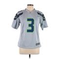 NFL Short Sleeve Jersey: Silver Tops - Women's Size Large