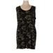 Emery Rose Romper Scoop Neck Sleeveless: Black Camo Rompers - Women's Size 3X