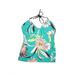 Trina Turk Swimsuit Top Teal Print Halter Swimwear - Women's Size 8