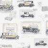Galerie Wallcoverings Nostalgie Collection Old Time Cars Non-woven Matte Wallpaper Roll