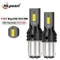 Nlpearl-Clignotant de voiture feu stop 1X lampe de signalisation P21/5w Bay15d 1157 ampoule LED