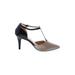 Impo Heels: Pumps Stilleto Cocktail Party Black Solid Shoes - Women's Size 10 - Pointed Toe