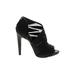 Nine West Heels: Black Shoes - Women's Size 7 - Open Toe