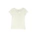 Nordstrom Short Sleeve T-Shirt: Ivory Print Tops - Kids Girl's Size X-Small