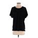 Reebok Active T-Shirt: Black Activewear - Women's Size Small