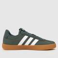 adidas vl court 3.0 trainers in dark green