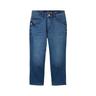 TOM TAILOR Damen Kate Caprijeans, blau, Uni, Gr. 28