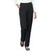 Blair Women's Everyday Knit Straight-Leg Pants - Black - SPS - Petite Short