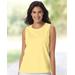 Blair Women's Dot Tank - Yellow - 3X - Womens