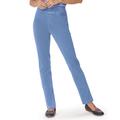 Blair Women's Classic Knit Denim Slim Jeans - Denim - PXL - Petite