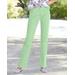 Blair Women's Dreamflex Color Comfort-Waist Jeans - Green - 18PS - Petite Short