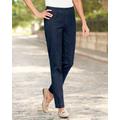 Blair Women's SlimSation® Tapered-Length Pants - Denim - 16P - Petite