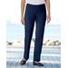 Blair Women's SlimSation® Straight-Leg Pants - Blue - 6 - Misses