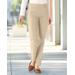 Blair Women's SlimSation® Tapered-Length Pants - Tan - 16PS - Petite Short