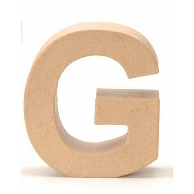 Glorex Gmbh - Glorex Papp-Buchstabe g 17,5 x 5,5 cm Pappartikel