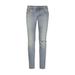 Washed Skinny Denim Stretch Jeans