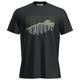 Icebreaker - Merino 150 Tech Lite III S/S Tee Pinnacle Grid - Merinoshirt Gr S schwarz