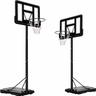 Lifurun Canestro Basket, Altezza Regolabile 230cm-304cm, Canestro da Basket e Supporto, Canestro da
