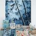 Design Art Serenity In Wild Blue Bamboo II - Bamboo Wall Art Prints_106640 Canvas in Black/Blue | 24 H x 24 W x 1 D in | Wayfair PT106640-24-24