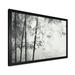 Design Art Black & White Wild Bamboo III - Bamboo Canvas Art Print_106634 Metal in Black/Gray/White | 30 H x 40 W x 1.5 D in | Wayfair