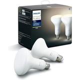 Open Box Philips - Hue BR30 Bluetooth Smart LED Bulb (2-Pack) 9290018194 - White