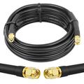 SMA Male to SMA Male Coaxial Cable 50 ohm KMR240 Coax Cable Ultra Low Loss Antenna Extension Cable with SMA