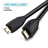 Micro HDMI to HDMI Cable 4K Mini HDMI Male to Male Cord for GoPro Sony Camera Callphone Tablet Projector HDTV Mini HDMI Mini HD to HDMI 1.5m