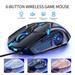 Gaming Mouse Wired Mouse 6D 4-Speed DPI RGB Gaming Mouse for PUBG Computer Laptop Gaming Mouse