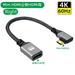 4K60Hz HDMI-Compatible Male To Female Extension Cable Micro/Mini HDMI-Compatible adapter Extender Wire Cord left/right/up/down Mini HDMI-Right 20cm