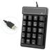 Spirastell Keyboard Mechanical Feel Number Laptop Pc Notebook Usb Wired 19 Water-proof Laptop Feel Number Pad Numeric Keypad Huiop Keypad Mechanical Feel Water-proof Laptop Pc Pad 19 Water-proof