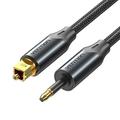 3.5mm Digital Optical Audio Cable Toslink SPDIF Coaxial Cable for Amplifiers Blu-ray Xbox 360 PS4 Soundbar Fiber Cable Red 1.5m