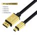 DP 1.4 Cables Displayport to DP to mini DP Support 8K 60Hz 4K 144Hz/120Hz 2K 165Hz 32.4Gbps HDR video cable Mini DP to DP Up 1.5m (4.92 ft)