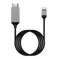 Type C To HDMI USB 3.1 To HDMI Compatible Adapter Cable Type C To HDTV 30Hz 4K USB C Cable Extend Adapter For MacBook PC Monitor plastic shell head 1.8m