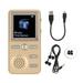 Gold Metal Portable 1.41 Inch LCD Display Screen HIFI Lossless MP3 Music Video Player(4GB)