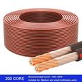 Speaker Cable High Quality 4N OFC HIFI OFC Oxygen Free Pure Copper Audio Line Cable Amplifiers Cords DIY HIFI Speaker Wire 200 Cores 15m